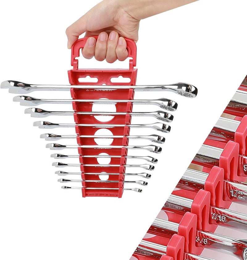 DURATECH Combination Wrench Set, SAE, 11-Piece, 1/4'' to 7/8'', 12-Point, CR-V Steel, Organized in Wrench Holder - Image 5